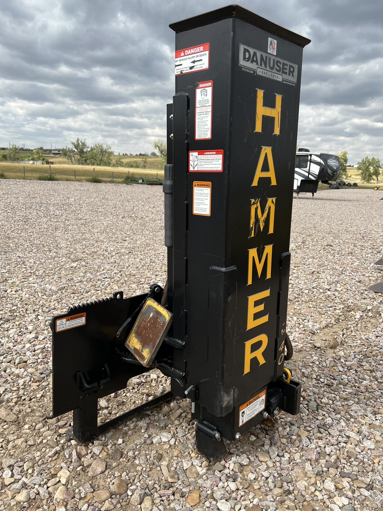 American Ag Video Auction Lot 4399109 Danuser Hammer Post Driver.