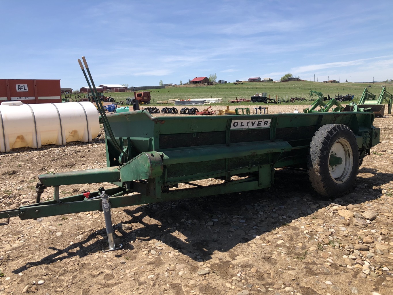 Lot 5657103 OLIVER MANURE SPREADER. OnsiteBelle Fourche SD