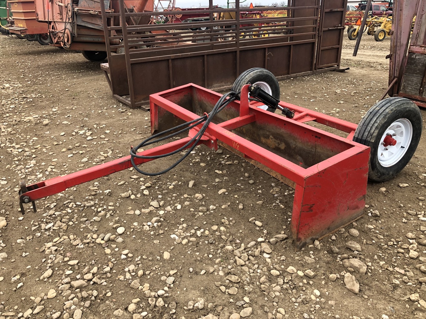 Lot 3500120 Industrias America 8' Box Blade. OnsiteBelle Fourche SD