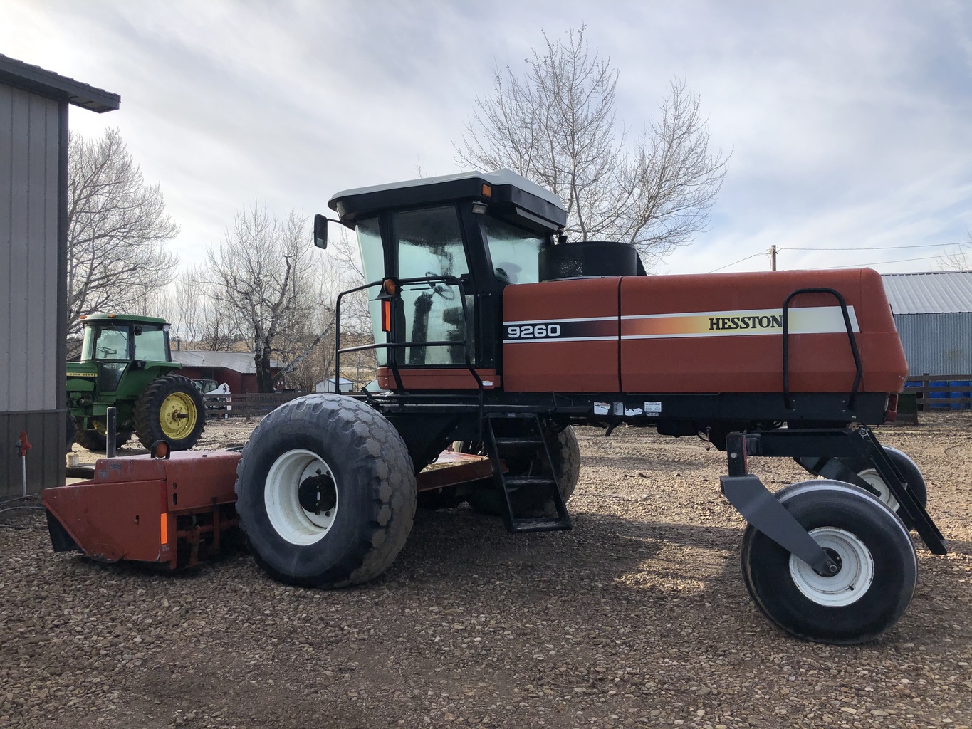 Lot 4020811 '04 Hesston 9260 Rotary Windrower. OnsiteBelle Fourche