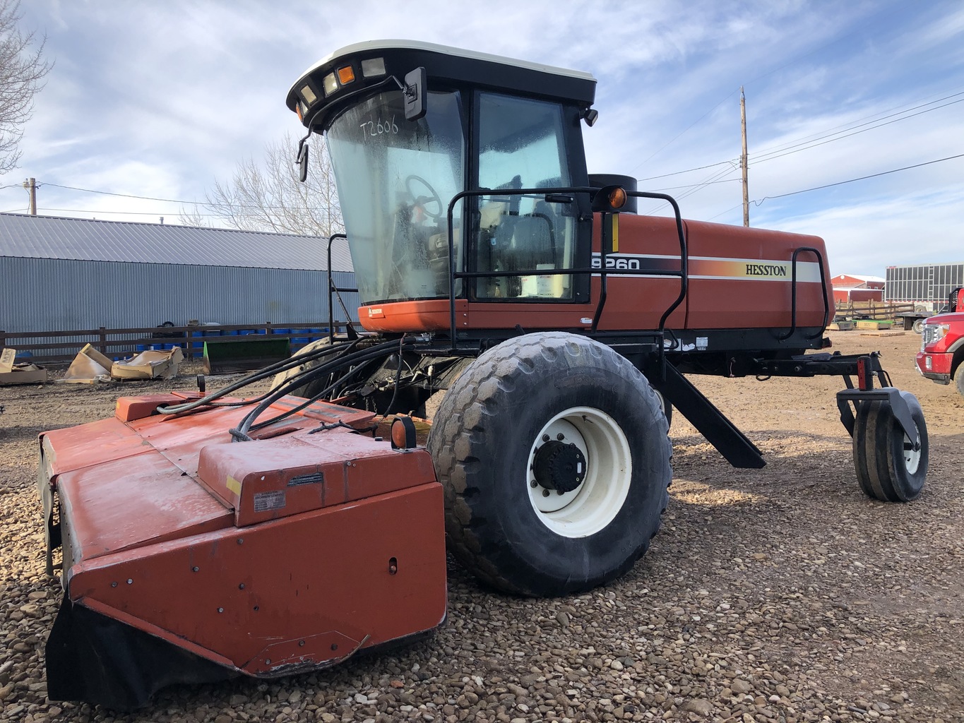 Lot 4020811 '04 Hesston 9260 Rotary Windrower. OnsiteBelle Fourche