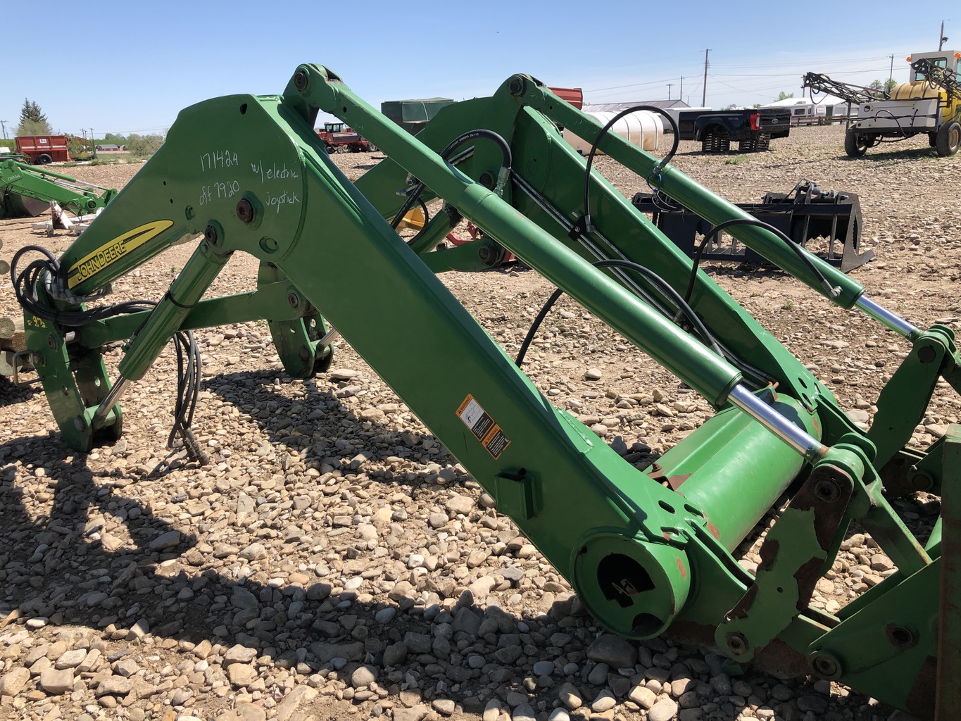 Lot 4455100 '10 JD 746 SL LOADER w/9' JD BUCKET. OnsiteBelle Fourche SD AMERICAN AG ANNUAL