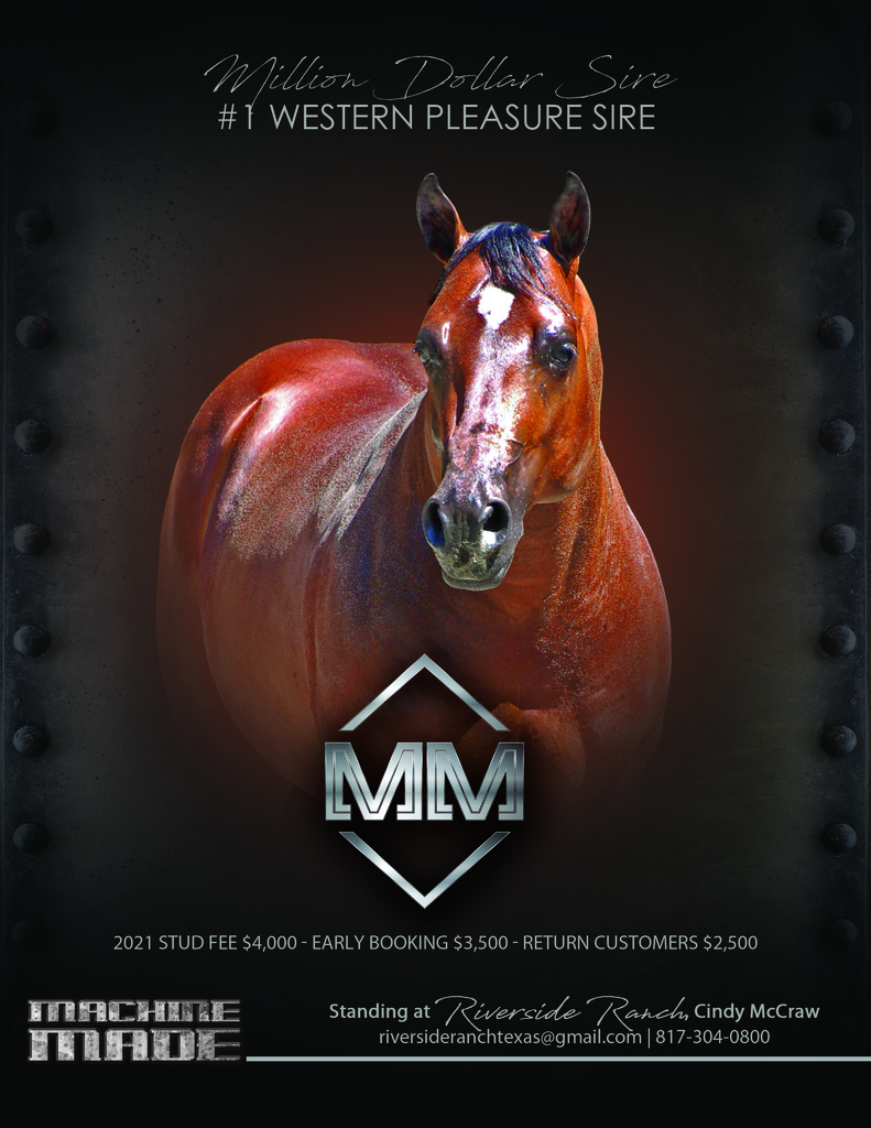 Lot 30 Machine Made, 2007 Bay, AQHA No. 5049789 Breeder's Futurity